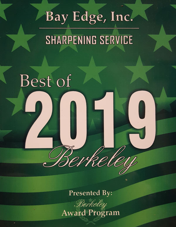 Bet of 2019 Berkeley: Best Sharpening Service